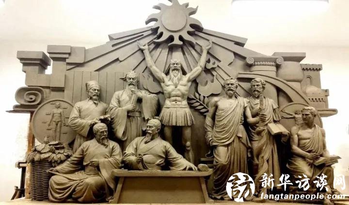 田跃民作品欣赏丨《医学之光》泥稿