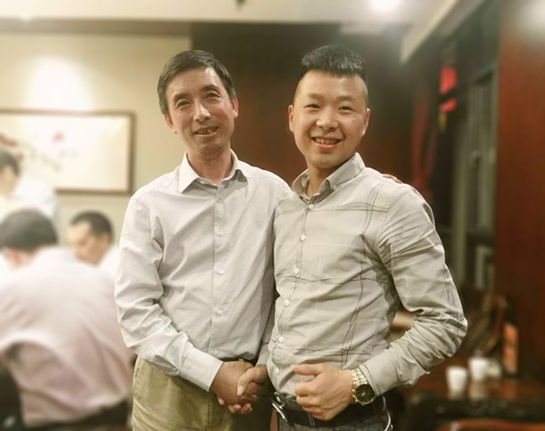 龚国林拜访金盾集团总裁马夏康 英雄惜英雄相谈甚欢