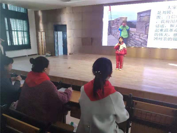 淮安市涟水县军民小学举行“你说我听”讲红色故事复赛