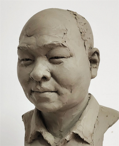 笑盈盈丨田跃民雕塑作品欣赏(泥稿)