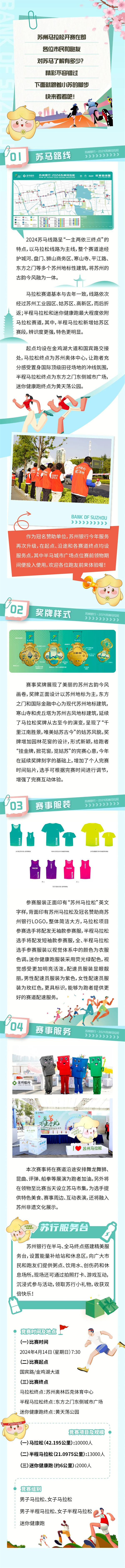 苏马精彩抢先看｜苏州银行·2024苏州马拉松信息速览！