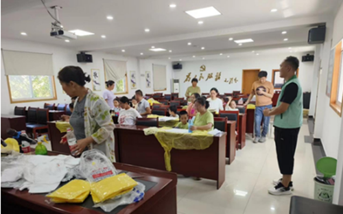 庙庄村：水动奇趣·环保T恤画